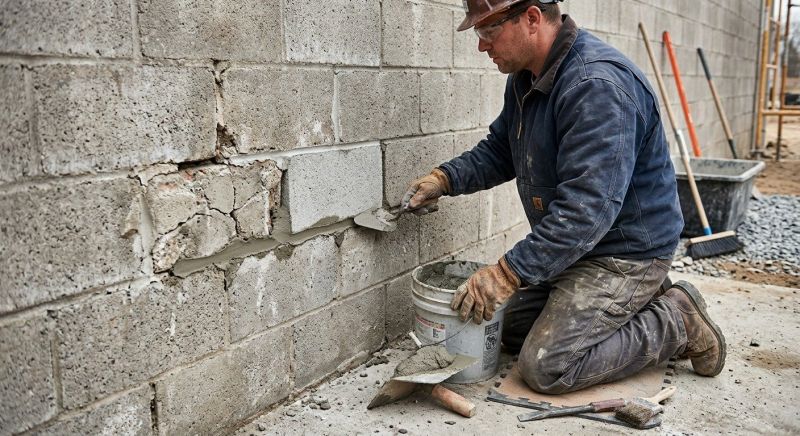 Block Masonry Repair in Folsom, CA