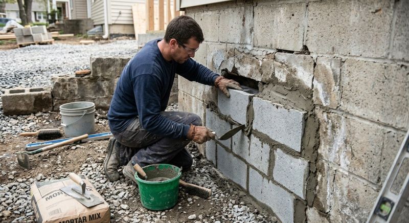 Block Wall Repair in Granite Bay, CA