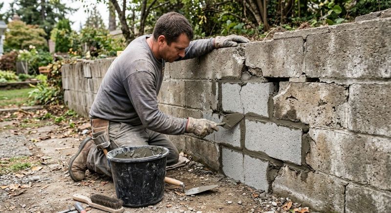 Block Wall Repair in Orangevale, CA