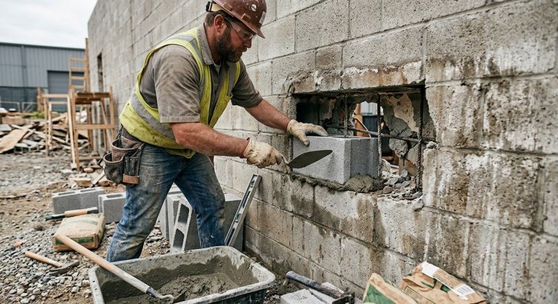 Block Wall Repair in Rocklin, CA