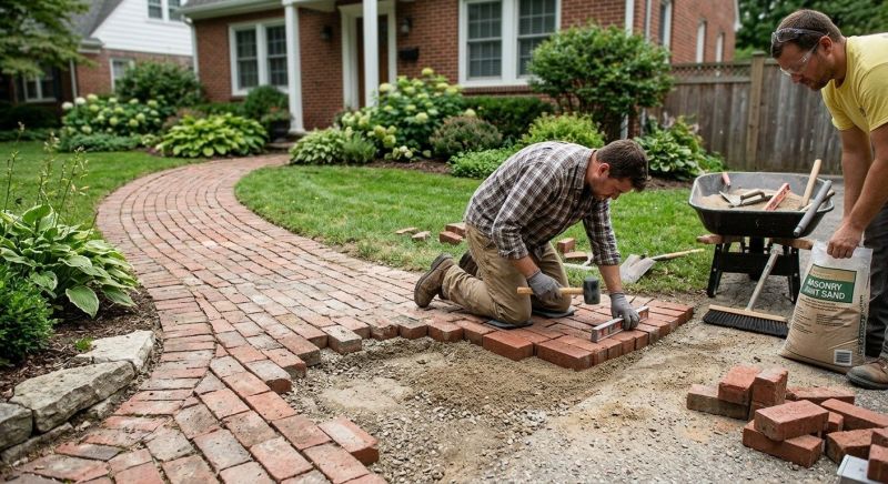 Brick Flatwork Repair in Garden Valley, CA