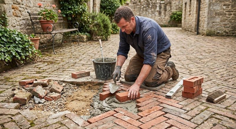 Brick Flatwork Repair in Placerville, CA