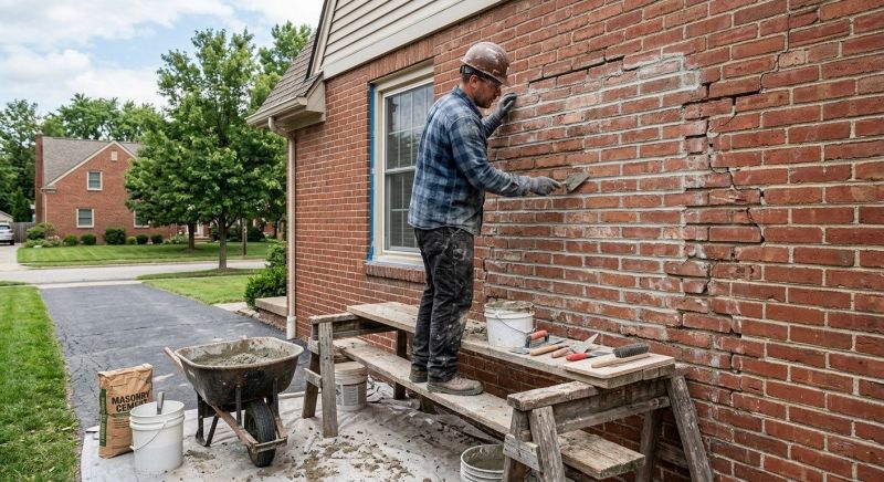 Brick Masonry Repair in El Dorado County, CA