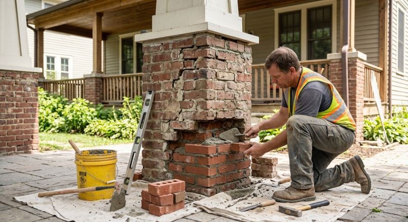 Brick Restoration in Wilton, CA