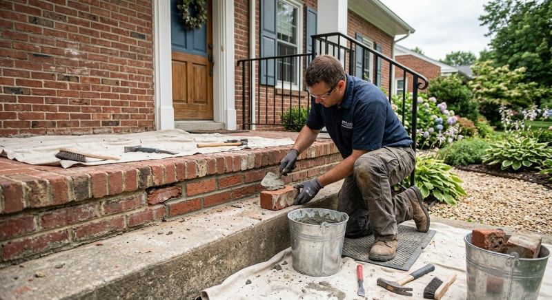 Brick Stairs Repair in Sloughhouse, CA