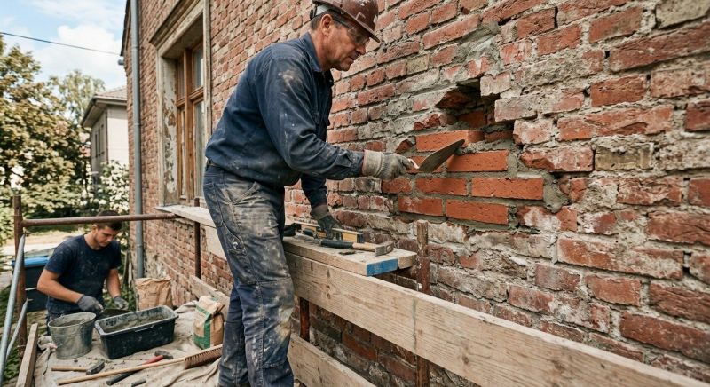 Brick Wall Repair in Citrus Heights, CA