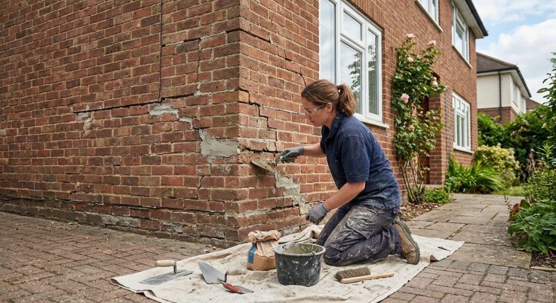 Brick Wall Repair in Folsom, CA