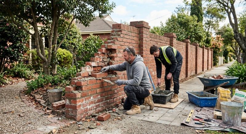 Brick Wall Repair in Orangevale, CA