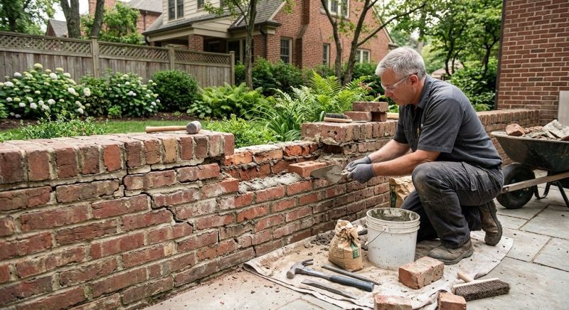 Brick Wall Repair in Placerville, CA
