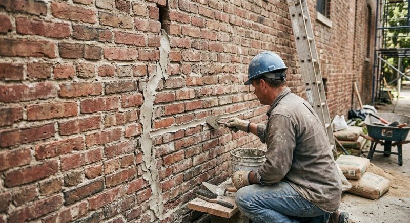 Brick Wall Repair in Shingle Springs, CA