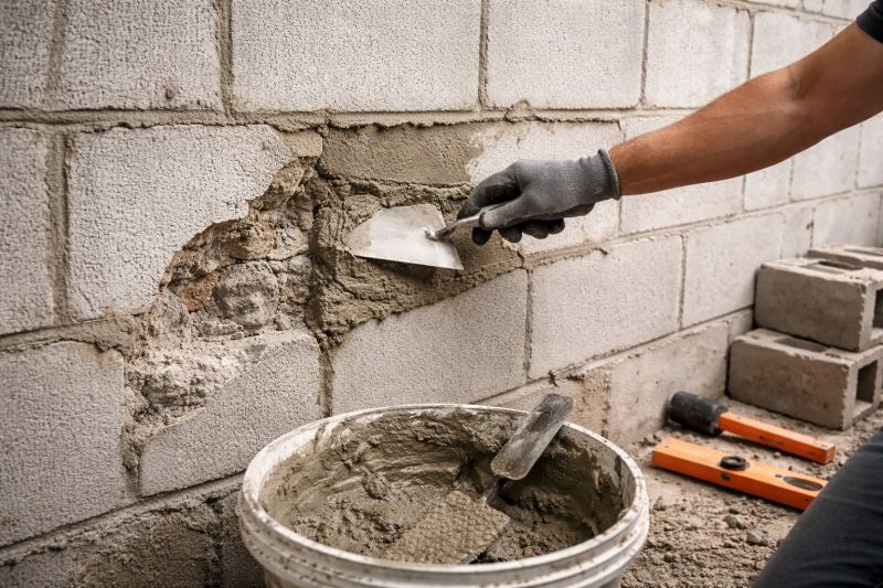 Cinder Block Wall Repair in Citrus Heights, CA