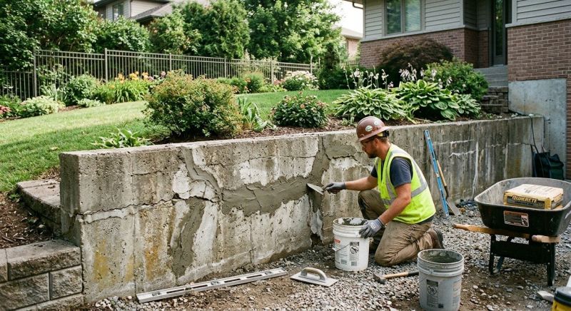 Retaining Wall Repair in Carmichael, CA