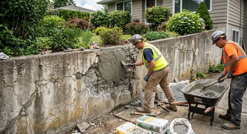 Retaining Wall Repair in El Dorado County, CA