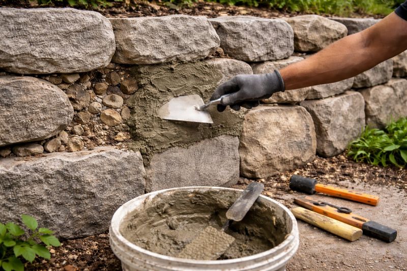 Retaining Wall Repair in El Dorado County, CA