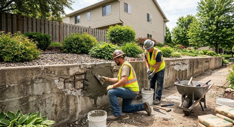 Retaining Wall Repair in Folsom, CA