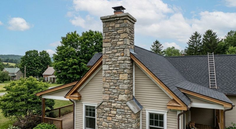 Stone Chimney Installation in Fair Oaks, CA