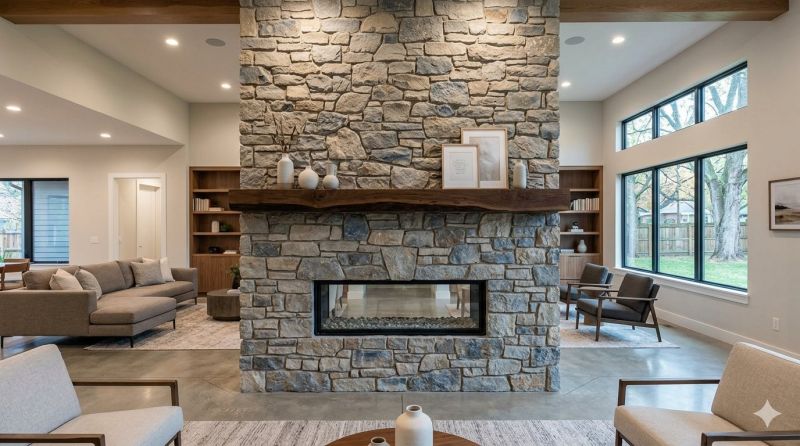 Stone Chimney Installation in Fair Oaks, CA