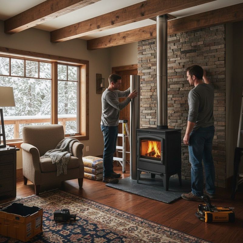 Stone Chimney Installation in Meadow Vista, CA
