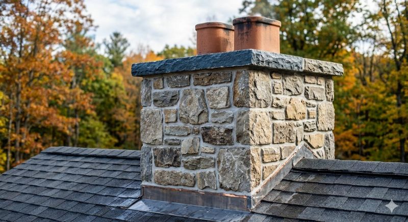 Stone Chimney Installation in Placerville, CA
