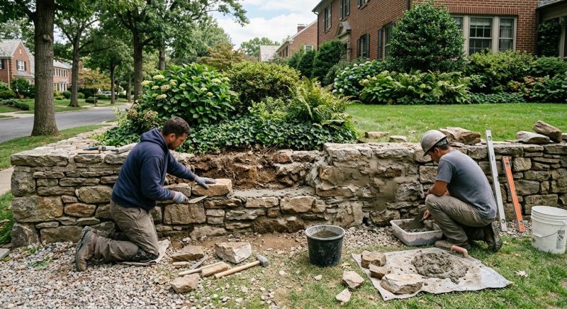 Stone Column Repair in Folsom, CA