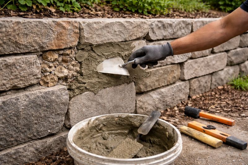 Stone Column Repair in Folsom, CA