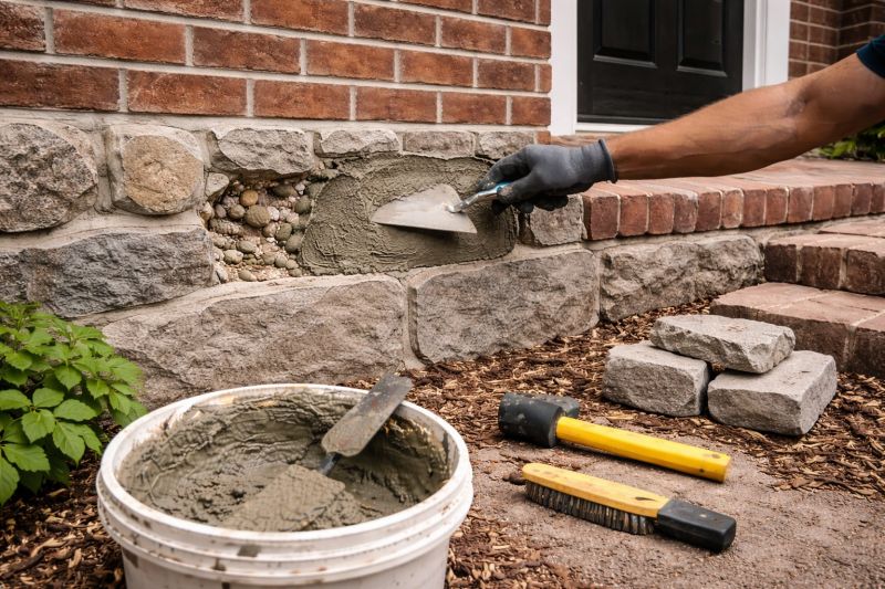 Stonework Repair in Placer County, CA
