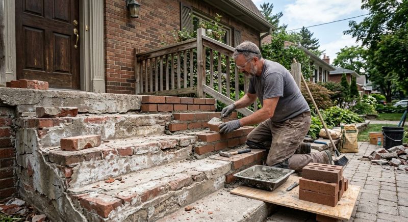 Stonework Repair in Sacramento County, CA